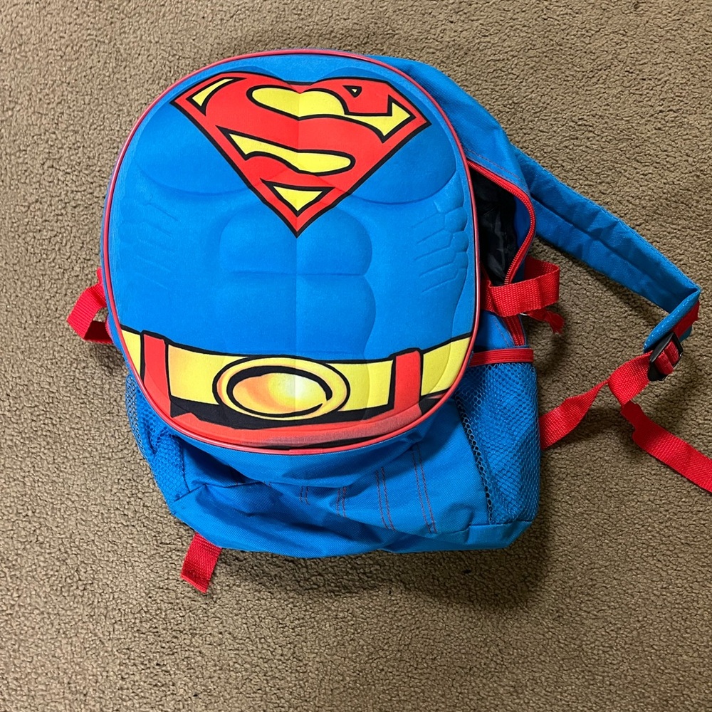 Superman Kids Costume Backpack - Blue and Red